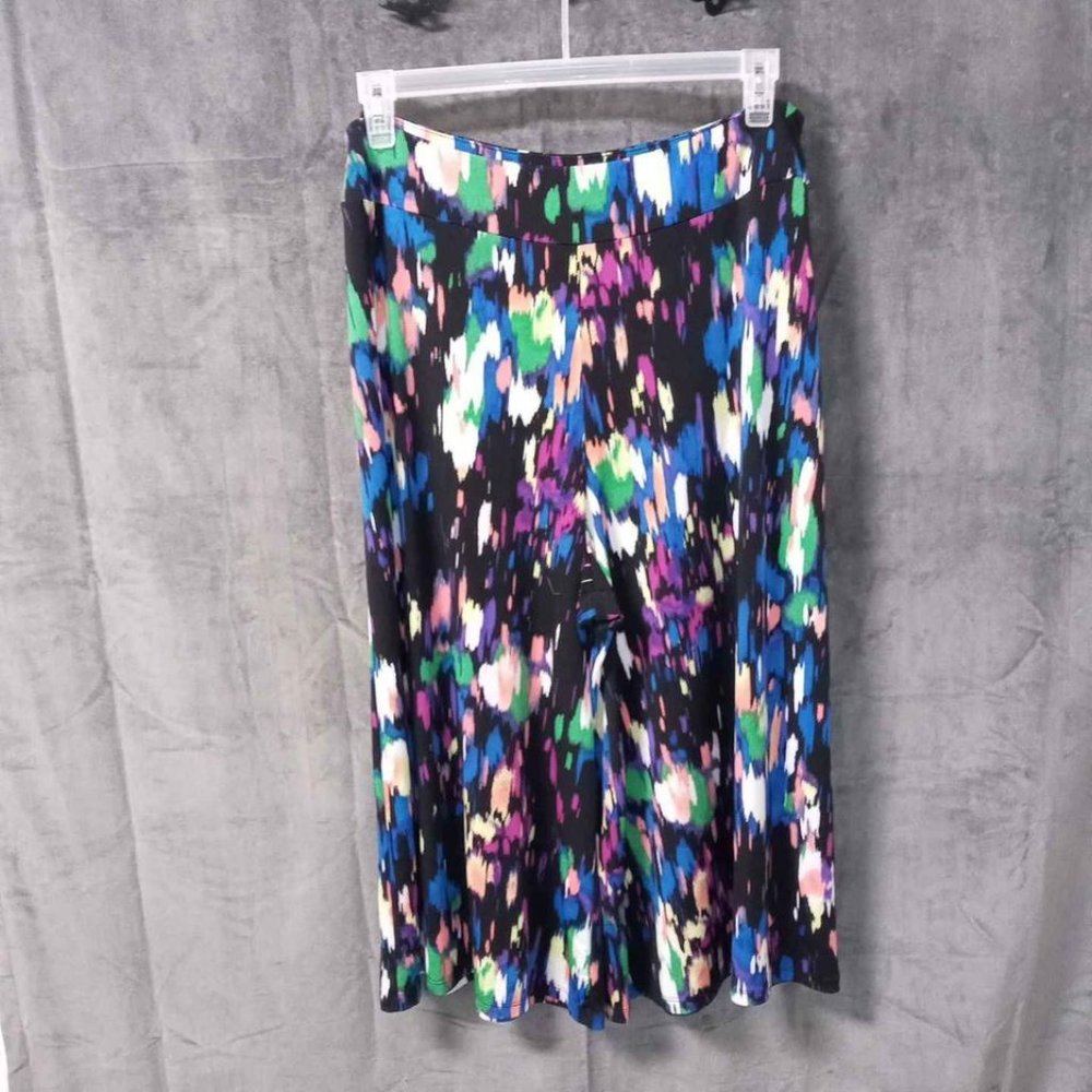 Cute and Comfy Cato Multi Colored Cropped Palazzo Pants Size XL